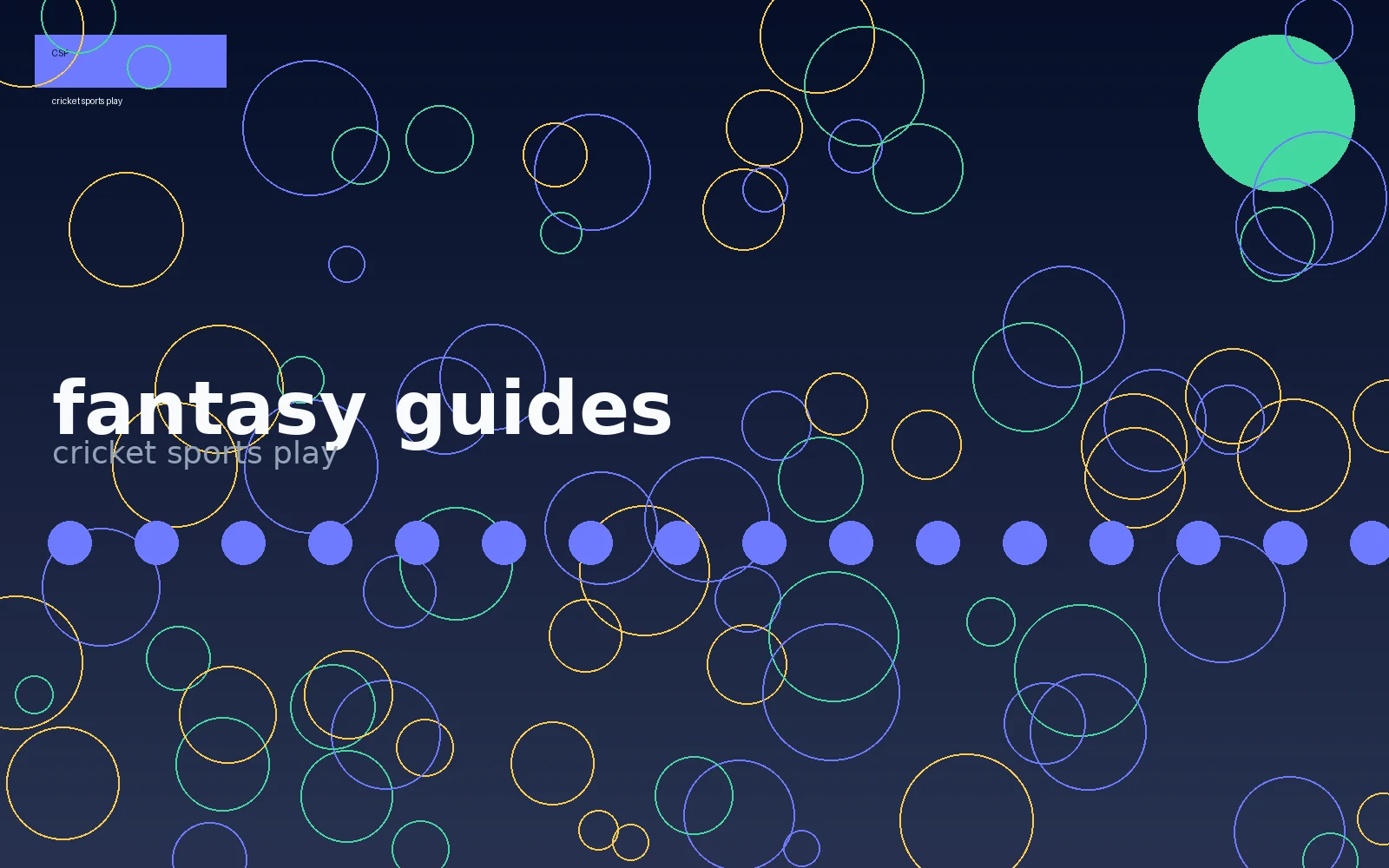 Cricket sports play fantasy guides visual 1