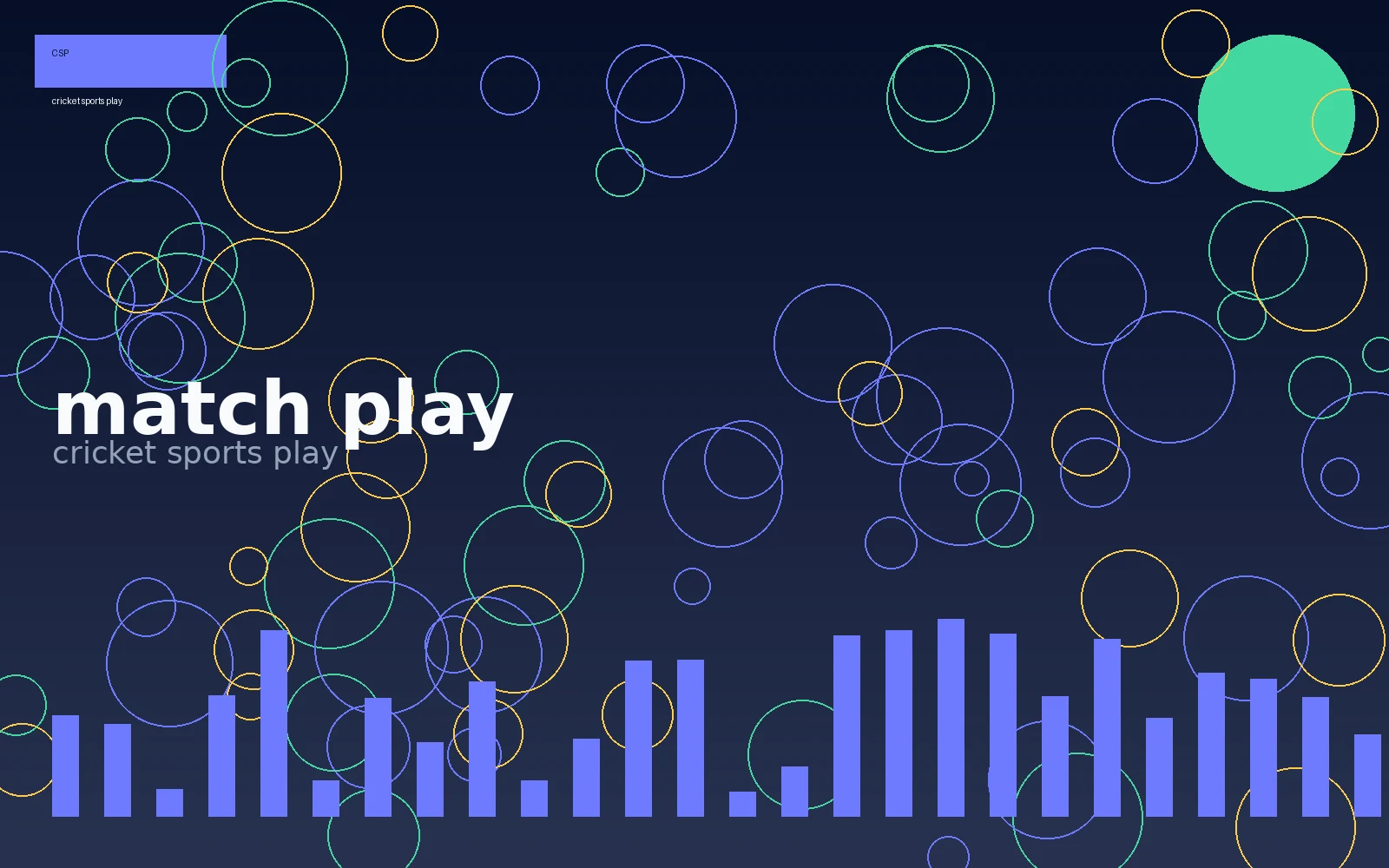Cricket sports play, live match-play coverage visual 3