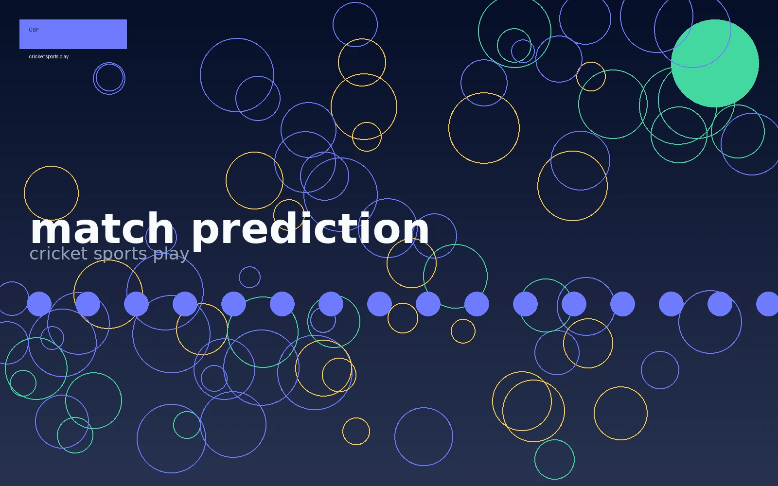 Cricket sports play match prediction visual 1