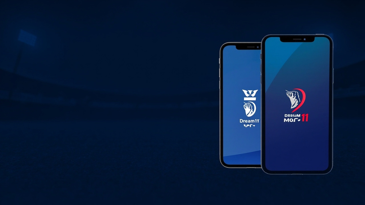 Editorial banner showing Dream11 and MPL withdrawal comparison on smartphones, cricket sports play