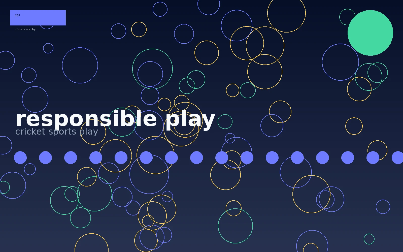 Cricket sports play responsible play visual 1
