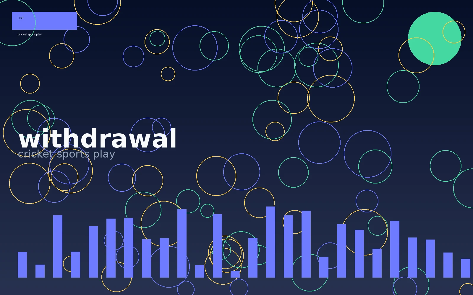 Cricket sports play withdrawal visual 3